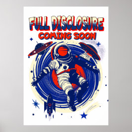 Poster Divulgação do cheio em breve | Astronauta flutuant