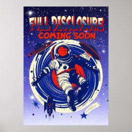 Poster Divulgação do cheio em breve | Astronauta flutuant