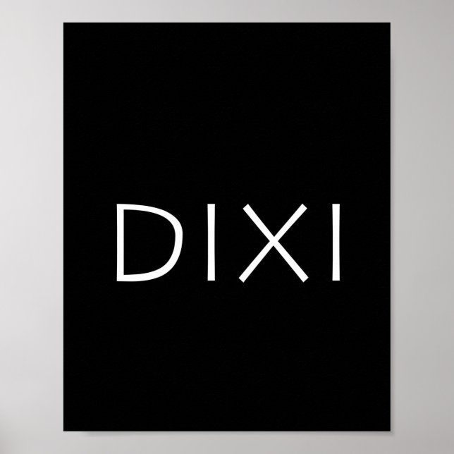 Poster Dixi (Frente)