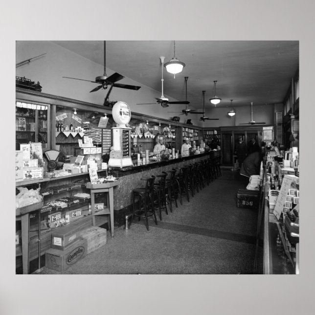 Poster Dixie Soda Fountain Company: 1920 (Frente)