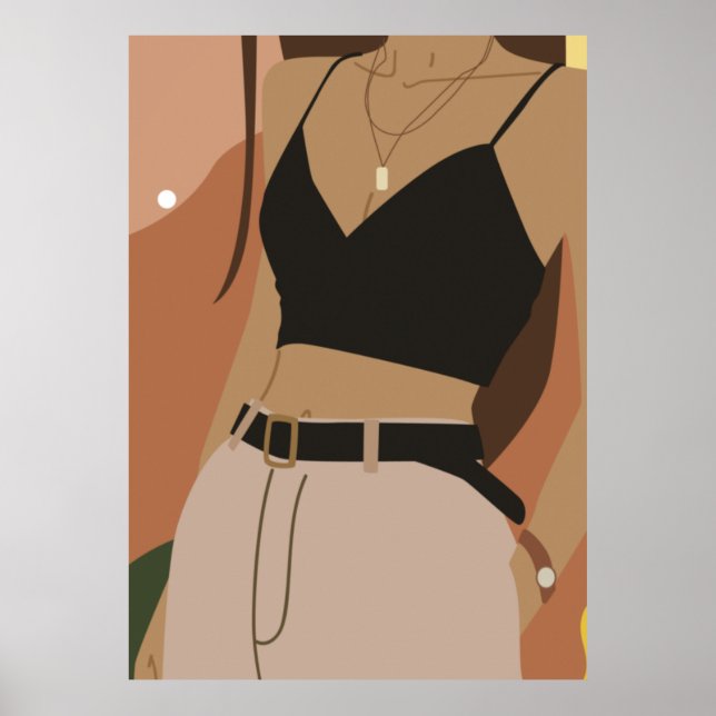 Poster Diy Create your own Custom Colour trends 2022 chic (Frente)