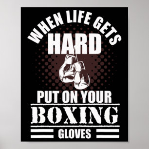Poster Dizer Legal de Kickboxing e Boxe