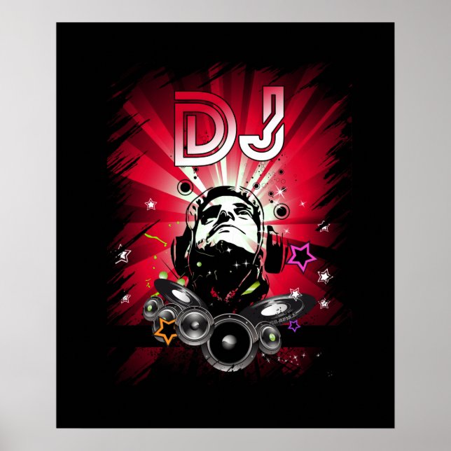 Poster Dj Music Lover Player Som Legal (Frente)