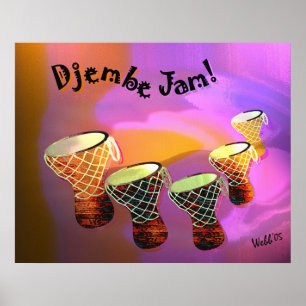Poster Djembe Jam