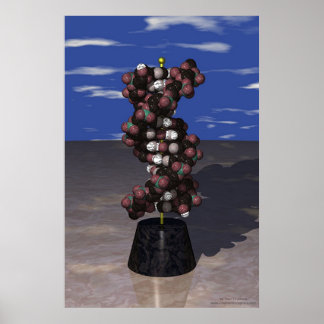 Poster DNA em um suporte