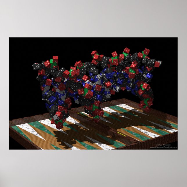 Pôster DNA gamão (Frente)