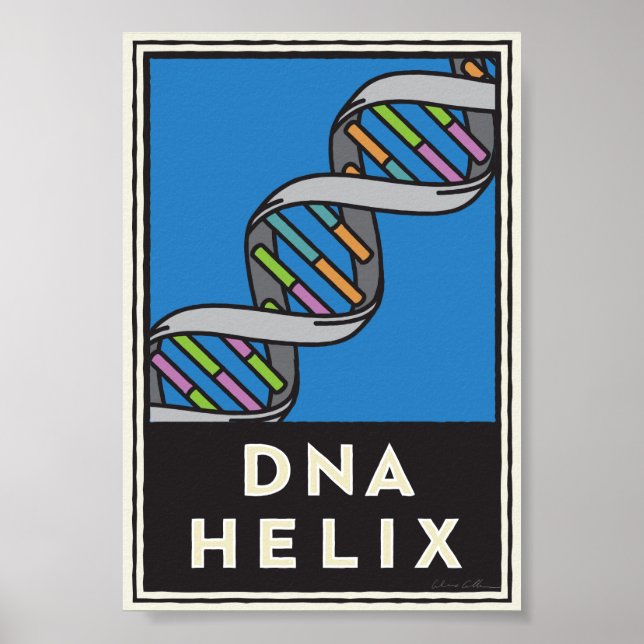 Poster DNA Helix (Frente)