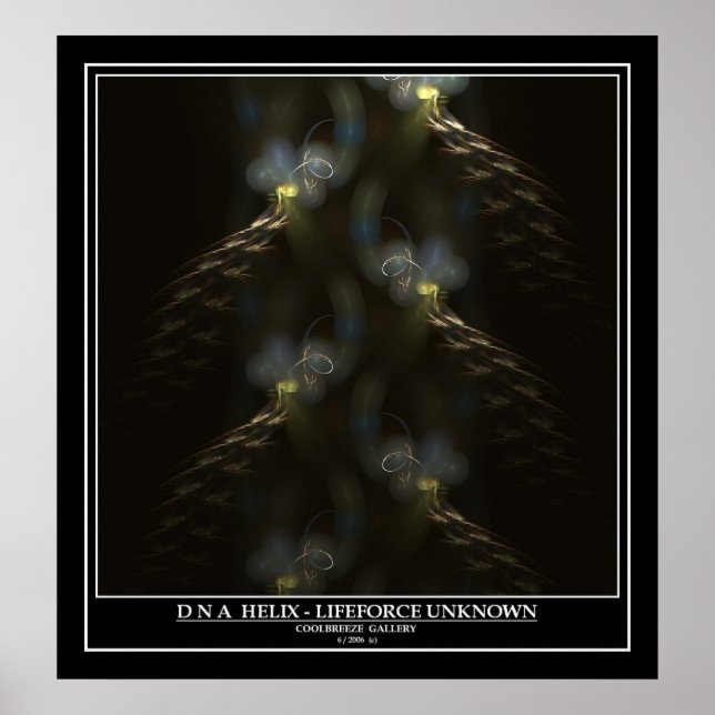 POSTER DNA HELIX - VIDA DESCONHECIDA (Frente)