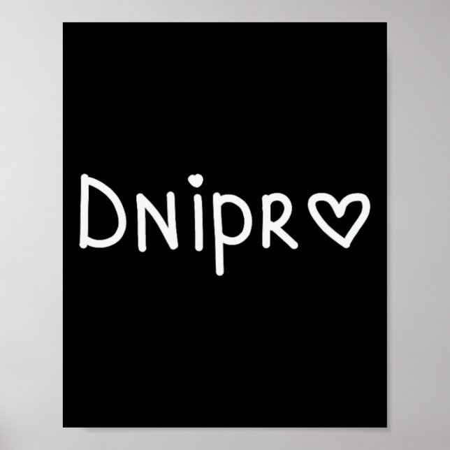 Poster Dnipro Ucrânia  (Frente)