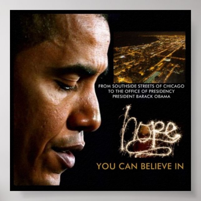 poster do 44 Barack Obama '23 x 23' (Frente)