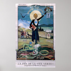 Poster do absinto de Affiche