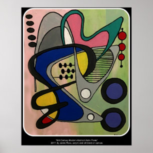 Poster Do "abstrato da modificação meio século,