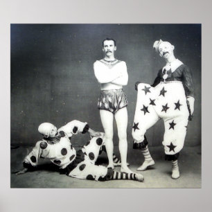 Poster do Acrobat e dos Palhaços