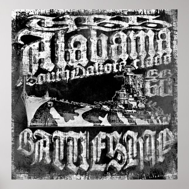 Poster do Alabama (Frente)