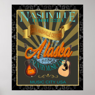 Poster do Alasca Country Music Fan Wall