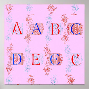Poster do alfabeto