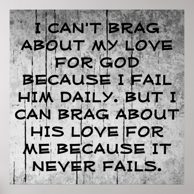 Poster do amor de Deus (Frente)