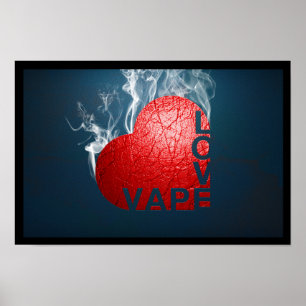 Poster do amor de Vape