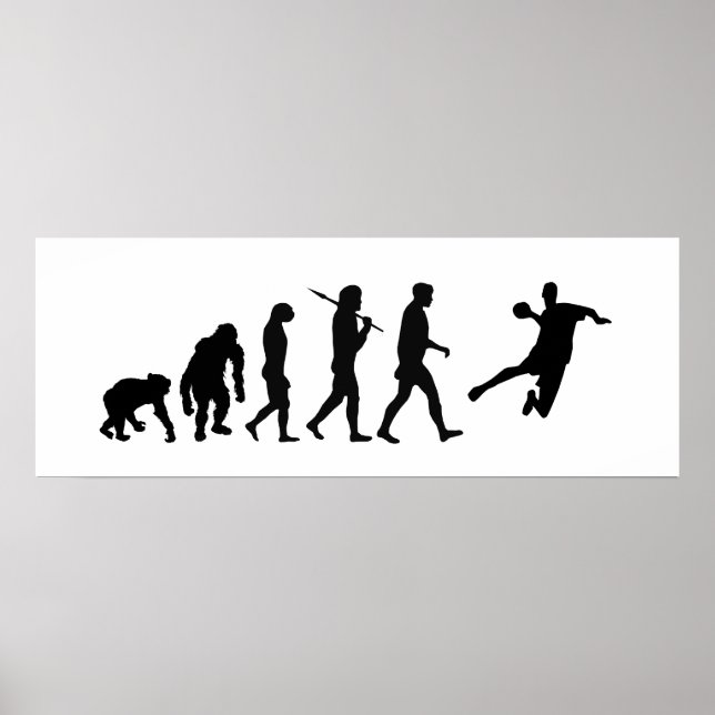 Poster do Andebol - evolução do esporte à mão (Frente)