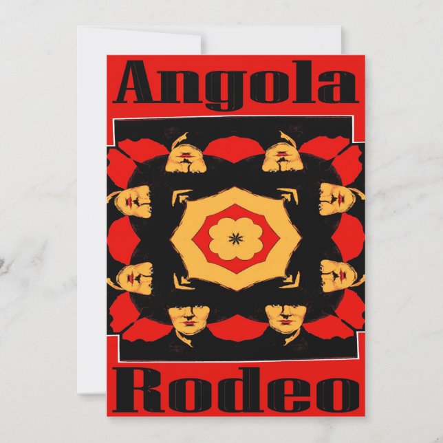 Poster do Angola Rodeo (Frente)
