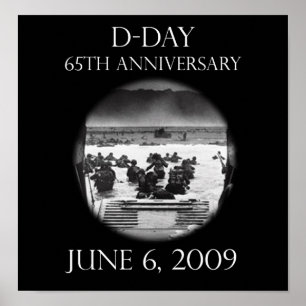 Poster do aniversário do dia D 65th