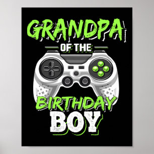 Poster Do Aniversário Do Jogo De Vídeo De Aniversário 5