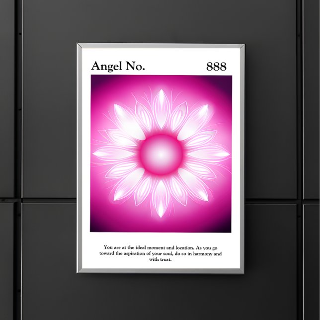 Poster do anjo da Aura personalizada (Aura Angel Number Poster)