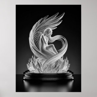 Pôster do Anjo de Cristal Digital de IA