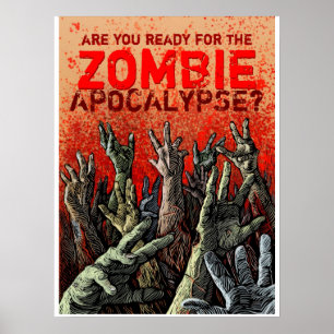 Poster do apocalipse do zombi