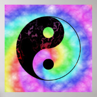 Poster do Arco-Íris Desvanecido Yin Yang