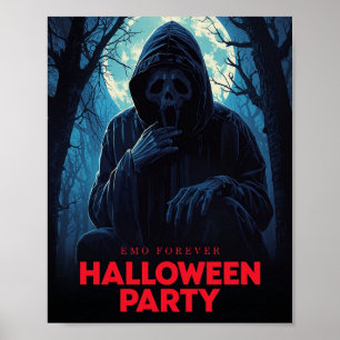 Poster do Assustador do Halloween - Arte do Muro d