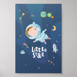 Poster do Astronauta da Pequena Estrela