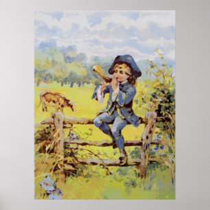 Poster do azul de Little Boy