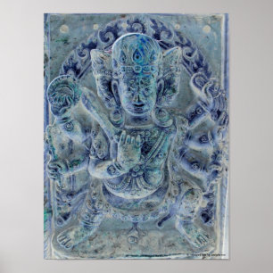 Poster do azul de Vajrapani