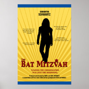 Poster do azul do amarelo da estrela de cinema de