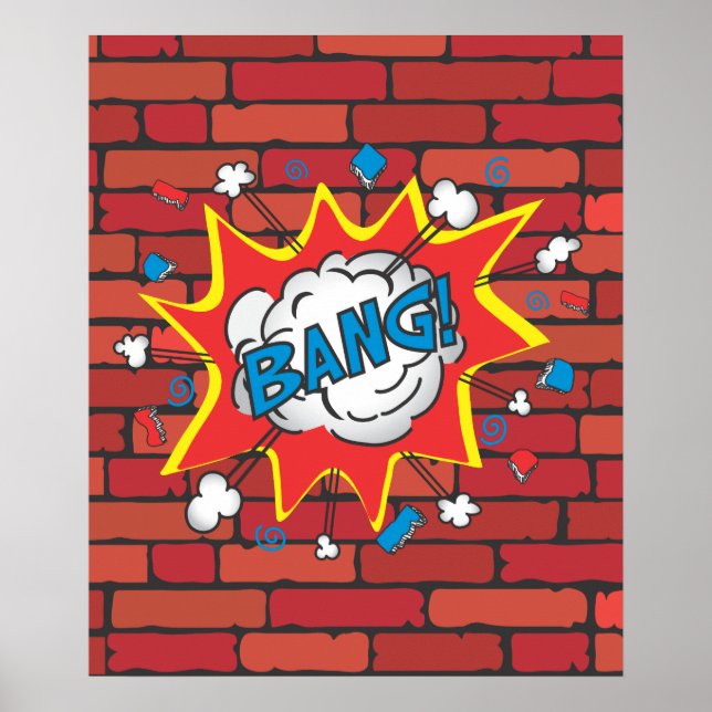 Poster do Bang do Livro Quântico (Frente)