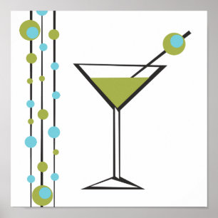 Poster do bar de Martini