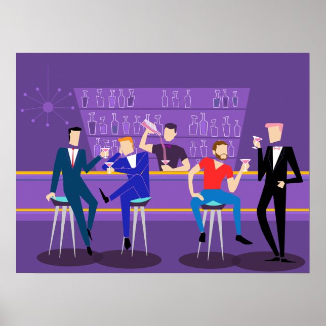 Poster do Bar retroGay (Frente)