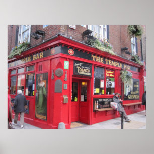 Pôster Do "bar templo" -- Dublin, Ireland