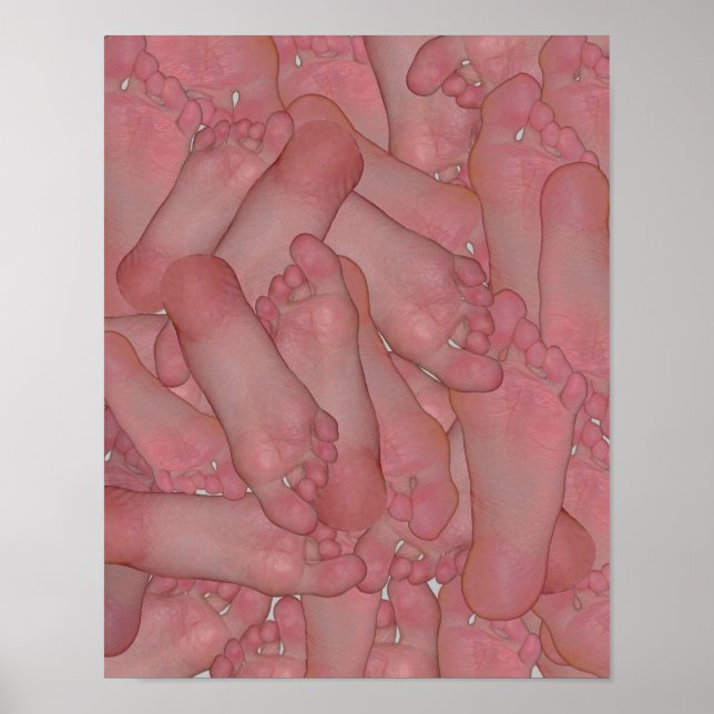 Poster do BareFoot Soles por FunnyFeet (Frente)