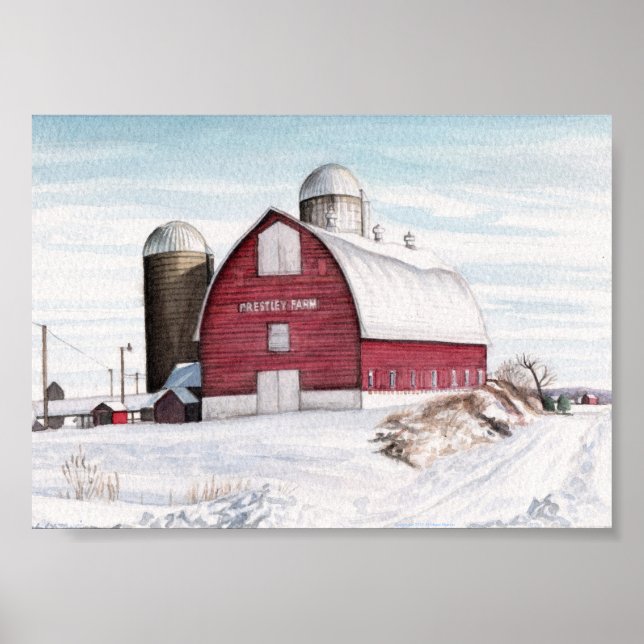 Poster do Barn de Prestley (Frente)