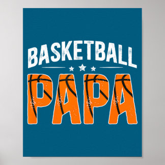 Poster Do Basquete Papai Jogador de Basquete Papai