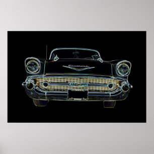 Poster do Bel Air de 57 Chevy