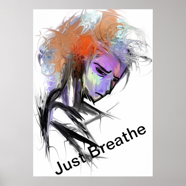 Poster do Bem-Estar da Saúde Mental (Frente)