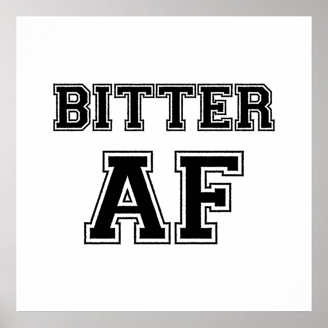Poster DO BITTER AF (Frente)