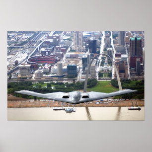 Poster do bombardeiro do espírito B-2