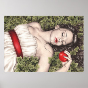 Poster do branco da neve