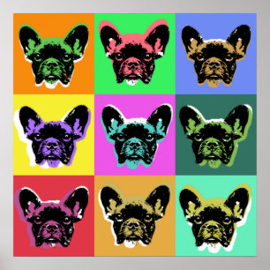 Poster do buldogue francês