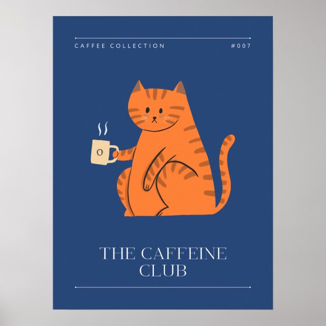 Poster do Caffeine Club Funny Kitchen (Frente)