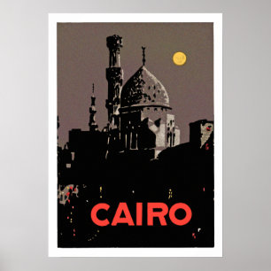 Poster do Cairo do vintage